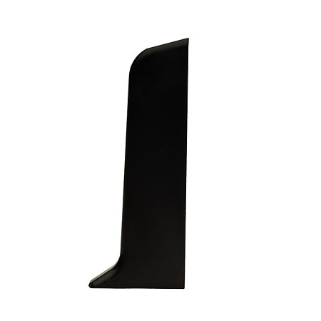 Set terminatie plinta parchet stanga/dreapta Set, onyx 10456-6019, gri inchis/negru, PVC, 52 x 22.5 mm, 4 bucati/set