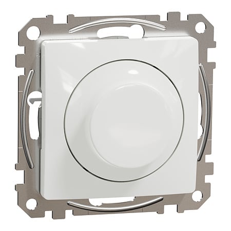 Variator universal rotativ LED Schneider Sedna SDD111502, max. 100 W, incastrat, pentru interior, termoplastic, alb, 73 x 73 x 55 mm 