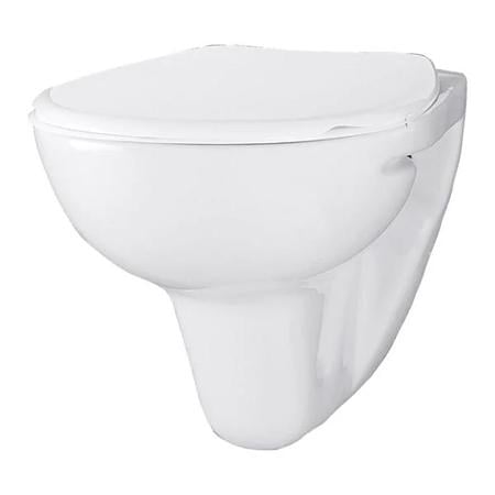 Set rezervor incastrat Wirquin Lineo + vas WC + capac WC + clapeta actionare, 117.7 x 36 cm
