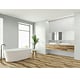 Faianta baie / bucatarie Cesarom Trendy, rectificata, crem, mat, aspect de beton, 60 x 30 cm