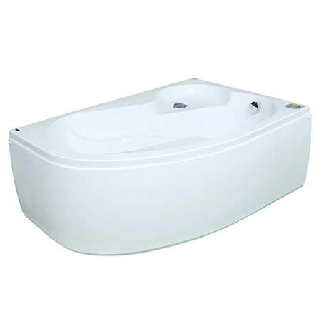 Cada de colt pe dreapta Silvana, acril, alb, 1500x1000 mm Cada de colt pe dreapta Silvana, acril, alb, 1500x1000 mm