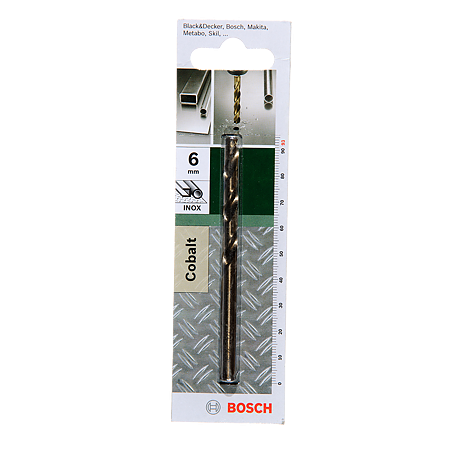 Burghiu Bosch HSS-Co DIN 338, mandrina standard, pentru metal, 6 mm