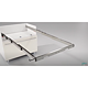 Sistem masa rabatabil Atim Party, aluminiu, argintiu, 900 x 1380 mm
