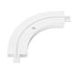 Cot interior sina tavan SH1, PVC, alb, 1 canal