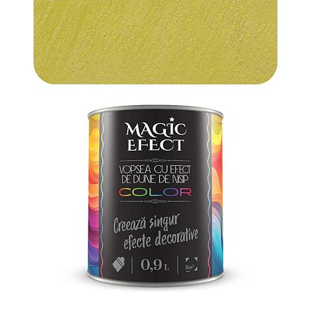 Pachet vopsea efect decorativ Magic Efect Dune Lemon Dream 22, pe baza de apa, 1 + 1 gratis, pensula inclusa