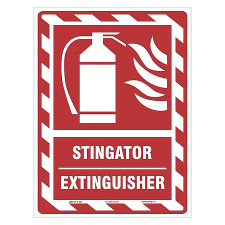 Indicator Stingator, PVC, 15 x 20 cm