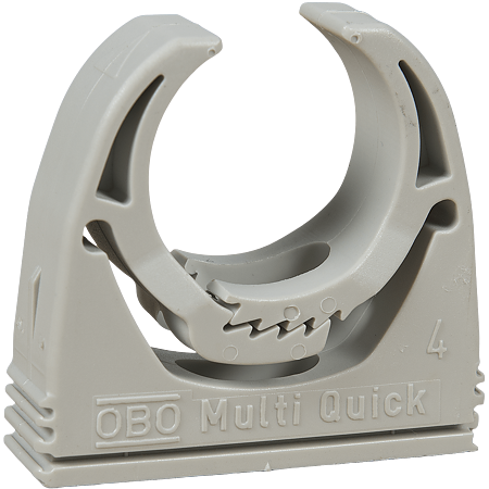 Clema OBO, Multi-Quick, O31-37MM(25), gri deschis