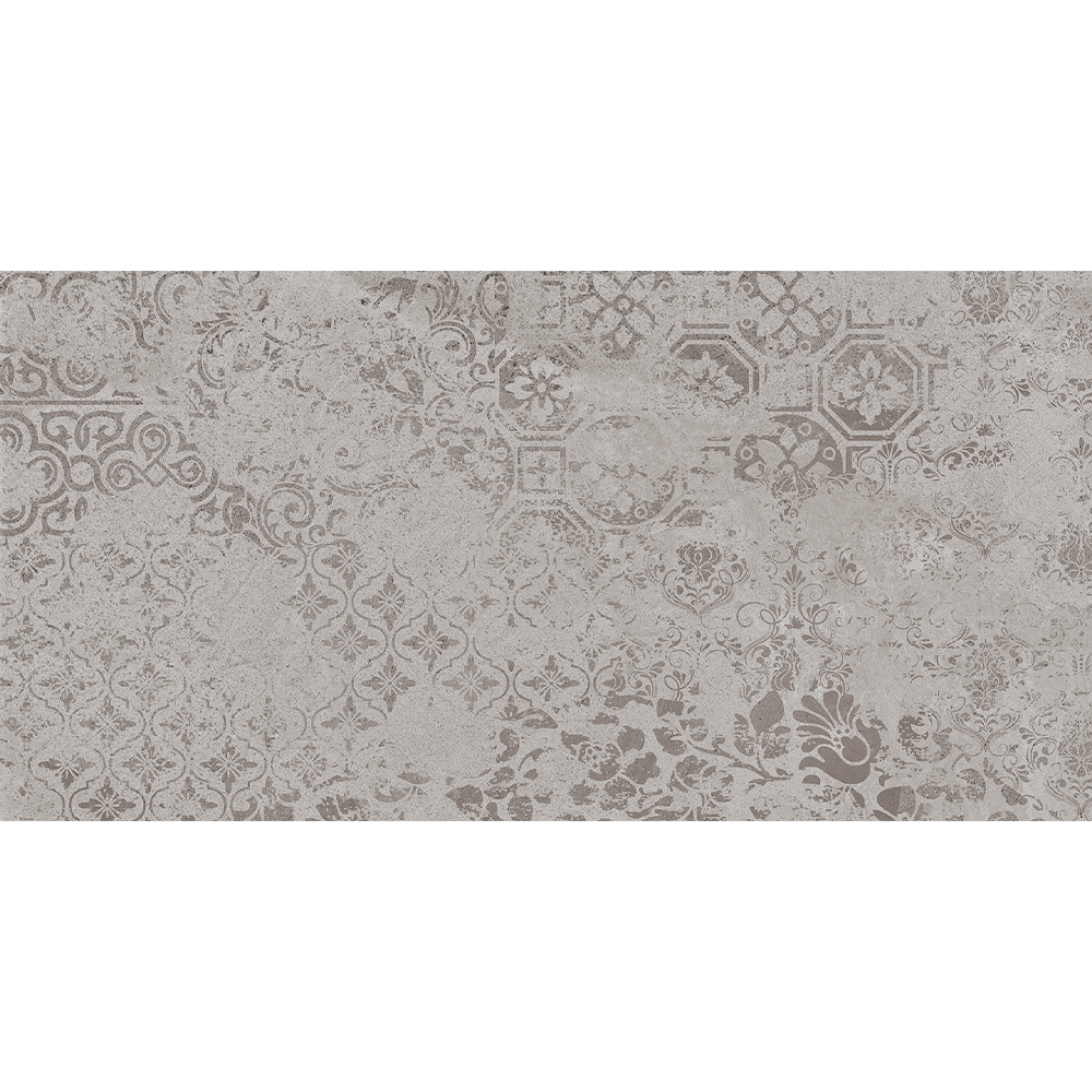 Faianta baie rectificata Ateler Gris HL1, gri, mat, model, 60 x 30 cm Arabesque