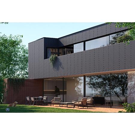 Caramida aparenta Cemacon IG0001, interior/exterior, gri, grosime 14 mm, 500 x 55 mm