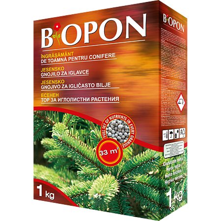 Ingrasamant pentru conifere de toamna Biopon, 1 kg