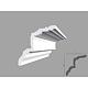 Bagheta decorativa de colt polistiren, Akfix BC22 XPS, 12.5 x 12.5 x 200 cm Bagheta decorativa de colt polistiren, Akfix BC22 XPS, 12.5 x 12.5 x 200 cm