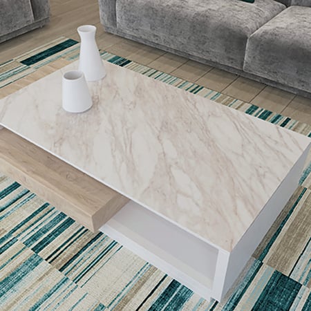 Blat bucatarie Kronospan K023 SU, mat, Venato , 4100 x 600 x 38 mm
