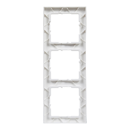 Rama de aparataj Legrand New Suno, 3 module, PVC, alb