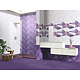 Gresie interior mov 73 Purple DF, rectificata, glazurata, finisaj mat, patrata, grosime 8 mm, 30 x 30