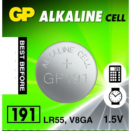 Baterie buton GP, alcalina, AG8