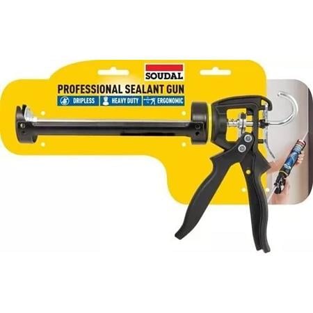 Pistol pentru silicon Soudal, metal, negru