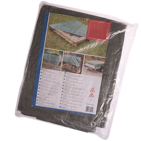 Prelata textila cu ocheti Color Expert, verde, 80 g/mp, 5 x 12 m