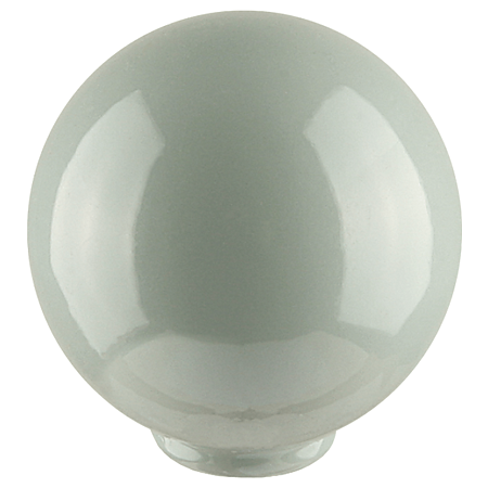 Buton sferic, plastic gri, Ø 28 mm