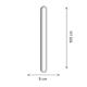 Aplica LED Klausen Sword R, KL121063, 33W, 4000K, negru