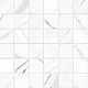 Faianta baie Cesarom Statuario, alb, lucios, aspect de marmura, 30 x 30 cm