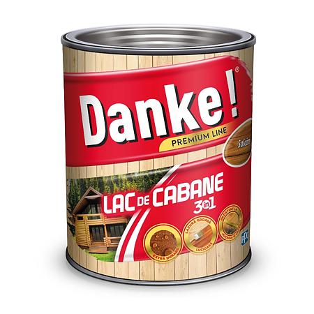 Lac pentru cabane 3 in 1, Danke, salcam, interior/exterior, 0.75 l