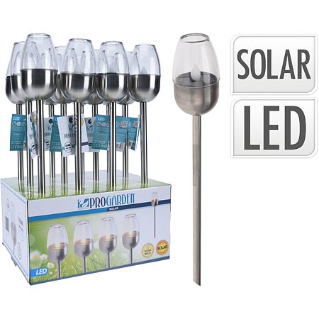 Lampa solara cu LED Candle, de gradina, 1 x LED, lumina calda, 39 cm  