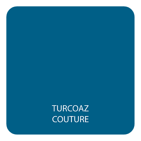 Vopsea Oskar Aqua Matt, pentru lemn/metal/zidarie, interior/exterior, pe baza de apa, turcoaz couture, 0.6 L