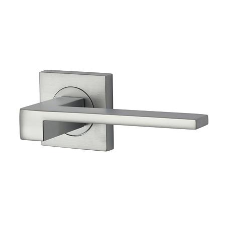 Set maner cu rozeta Falcon Yale, aliaj zinc, crom satinat, 65 mm