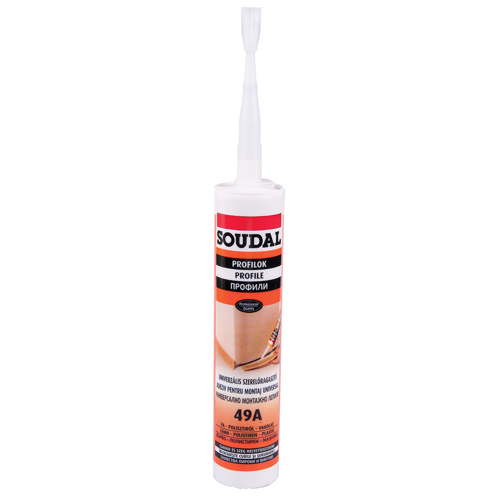 Adeziv pentru montaj universal, Soudal 49A, 280 ml