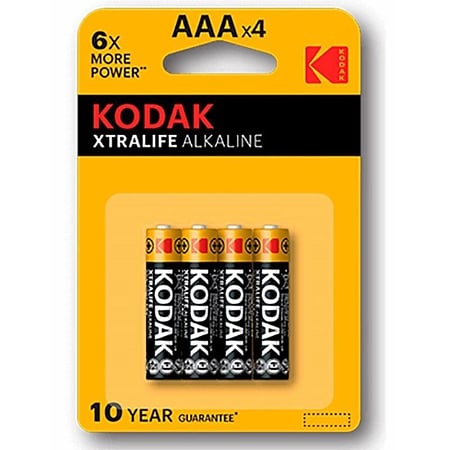 Baterii Alkaline Kodak Xtralife R3 AAA , 4 buc/set