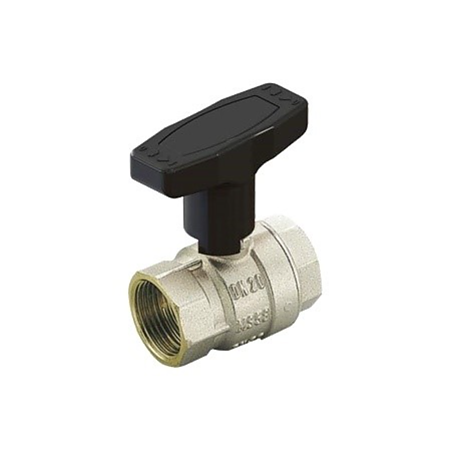 Robinet de trecere cu bila Tiemme, filet interior-interior, alama, 1/2"