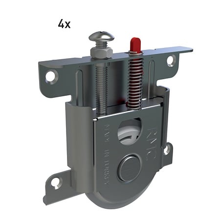 Sistem de glisare Concorde B01 pentru 1 usa, incarcare maxima 60 kg, cale rulare jos