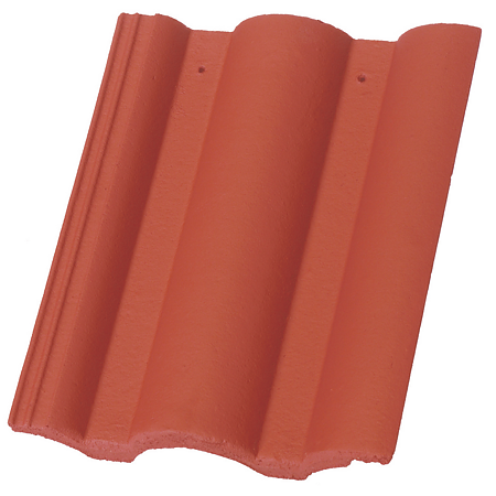 Tigla de baza 1/1 din beton Terran Standard, rosu, 330 x 420 mm