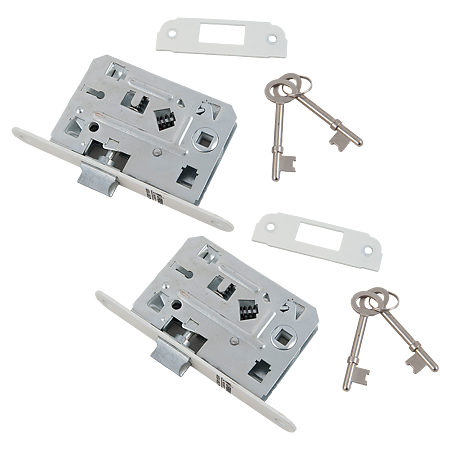 Broasca ingropata cu cheie Yale, otel, alb, 43 x 72 mm Broasca ingropata cu cheie Yale, otel, alb, 43 x 72 mm