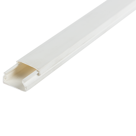 Canal cablu 20 x 10 mm, 2 m, alb, PVC ignifugat
