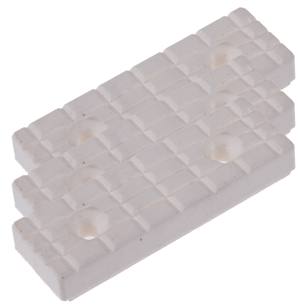 Picior plat plastic alb