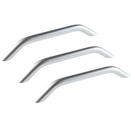 Maner Ika BR-256, aluminiu, satin-argint, 160 mm