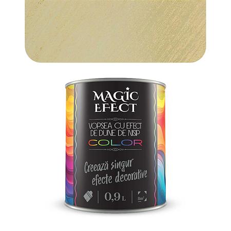 Pachet vopsea efect decorativ Magic Efect Dune Vanilla Dream 08, pe baza de apa, 1 + 1 gratis, pensula inclusa
