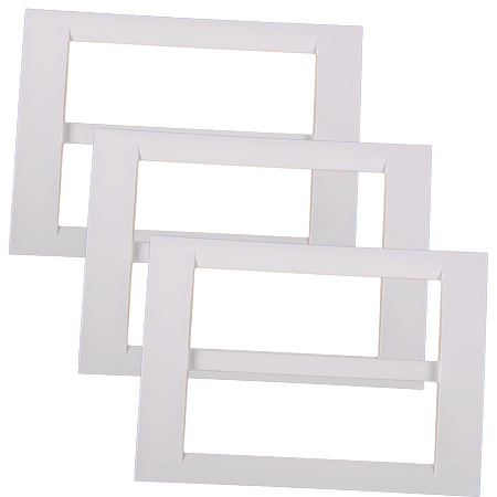 Rama decor 12 module (6+6) System, Gewiss GW22508, alb