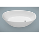 Cada freestanding Marmite BT 0571, compozit mineral, antibacterian, alb, lucios, 157x68x65 cm