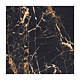 Gresie interior negru-auriu Veldez Black High Gloss, portelanata, glazurata, finisaj lucios, patrata, grosime 9 mm, 60 x 60 cm