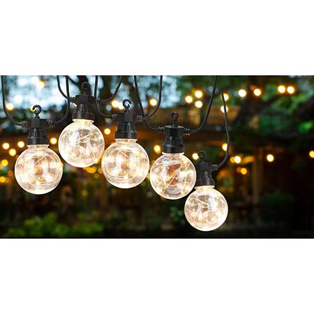 Ghirlanda luminoasa exterior, 10 LED-uri cu lumina calda, 7.5 m Ghirlanda luminoasa exterior, 10 LED-uri cu lumina calda, 7.5 m
