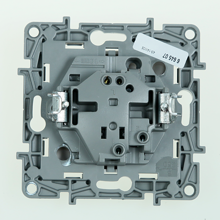 Buton cu revenire Niloe, Legrand 764507, 250 V, 10 A, alb