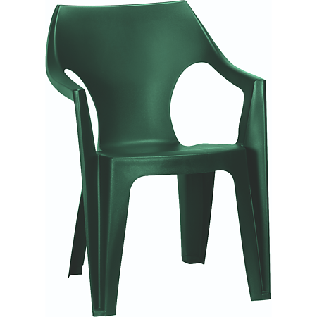 Scaun pentru gradina Keter Dante, plastic, 57 x 57 x 79 cm, verde inchis 