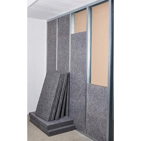 Placa fonoizolanta Izofelt TermoAcustic, izolare fonica / termica, poliester, 1000 x 600 x 100 mm, 6 placi