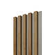 Panou decorativ Linea Select, 5 lamele, MDF, stejar / casmir, interior, 265 x 24.5 x 1.9 cm