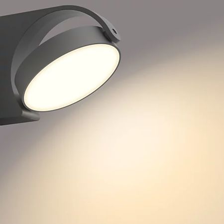 Aplica exterior Philips Mimosa Wall, antracit, aluminiu,  IP44, 7 W, 4100 K