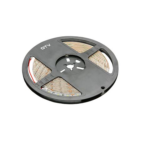 Banda LED GTV Flash 2835, prindere cu banda adeziva, 12 V, 30 W, 750 lm, alb, 5 m