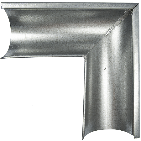 Coltar exterior, metalic, 125 mm, zincat
