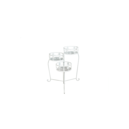 Set 3 suporti pentru flori, metal, 61 x 49 x 53 cm